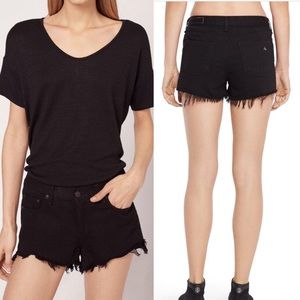 NWOT Rag & Bone Cutoff Short in Black
